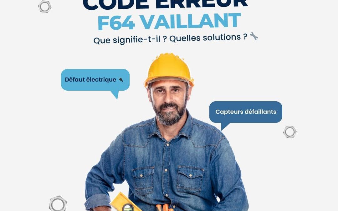 Code erreur F64 Vaillant : Causes et Solutions