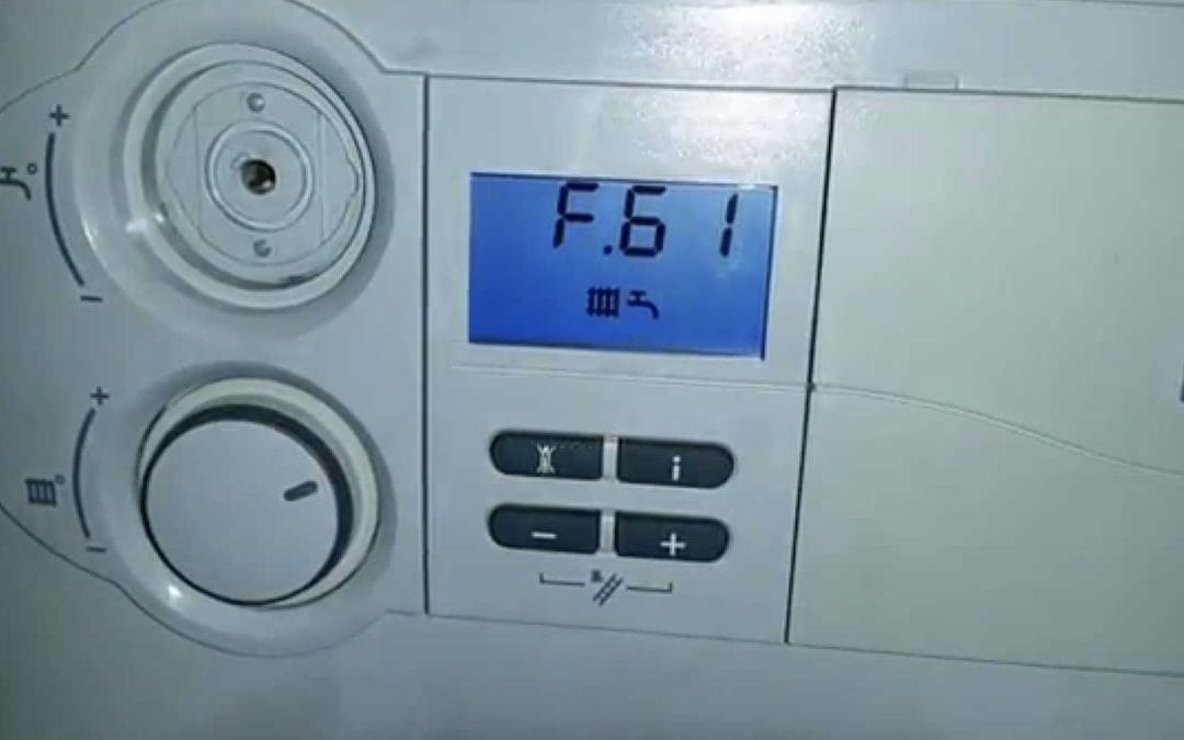 Code erreur F61 Vaillant : Causes et solutions pour votre chaudière